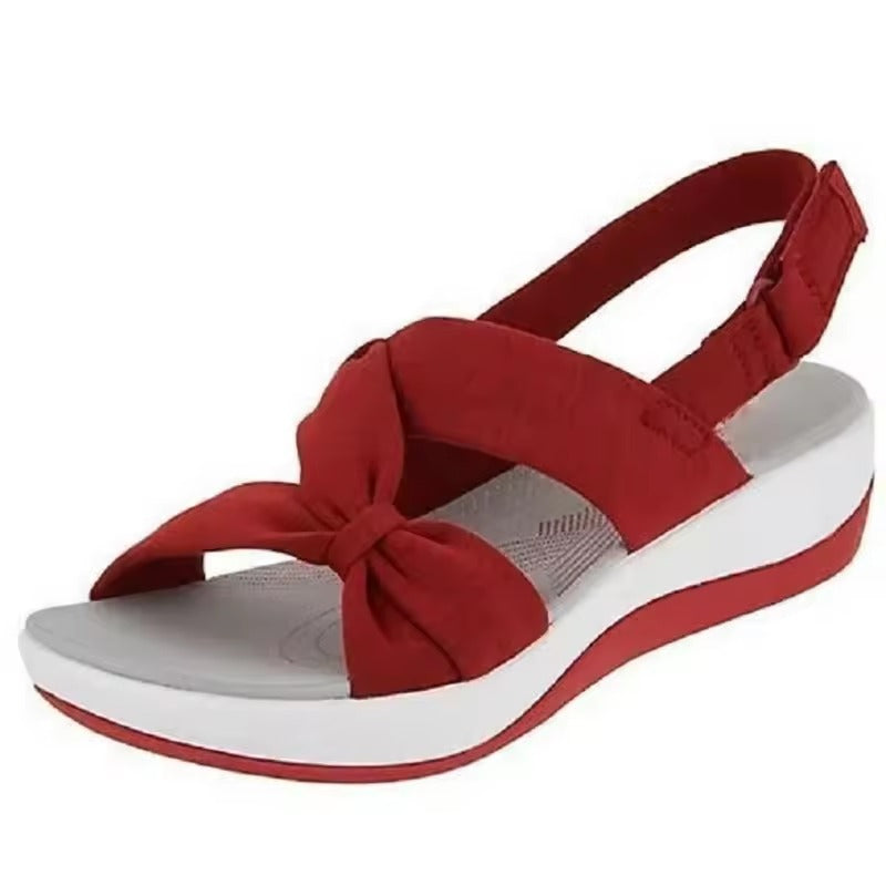 Women’s Summer Closed-Toe Roman Wedge Sandals