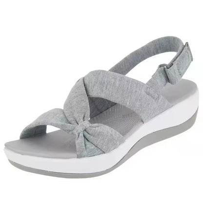 Women’s Summer Closed-Toe Roman Wedge Sandals